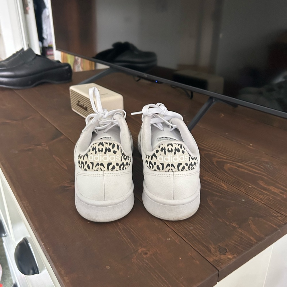 Adidas White Sneakers with Animal Print - Picture 4 of 6